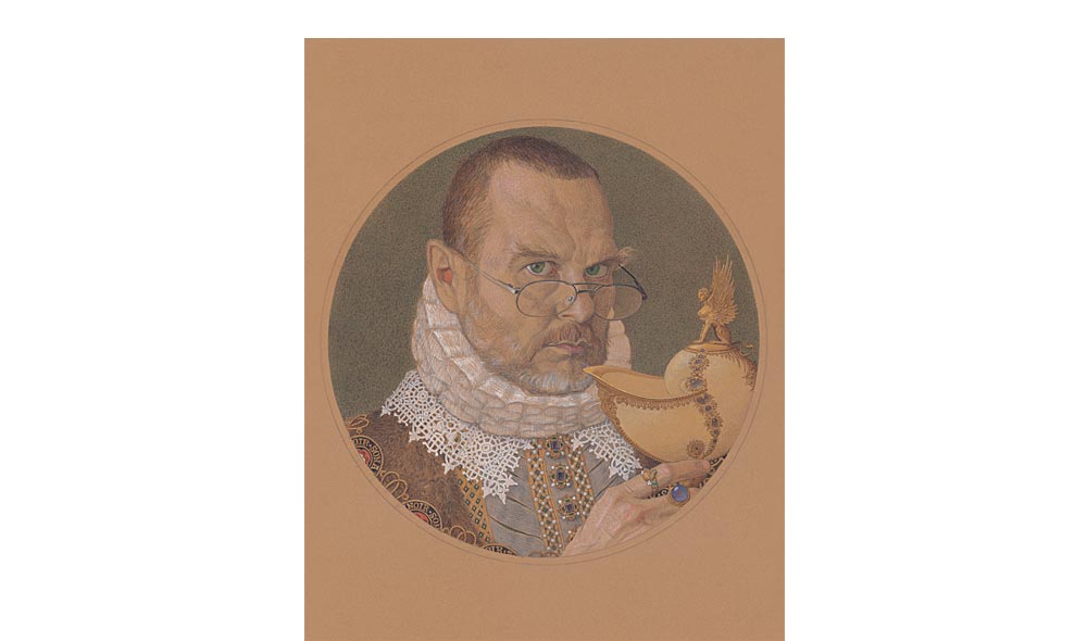 w. shakespeare, hamlet – mixed media on paper, 36 x 36 cm